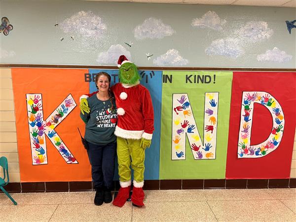 Mrs. Ferrara meets The Grinch